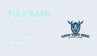 Deer Crown Shield Gaming Business Card