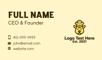 Cute Dog Chef Business Card