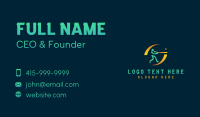 Athlete Baseball Tournament Business Card