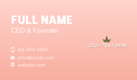 Botanical Leaf Nature Business Card