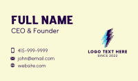 Disaster Business Card example 1