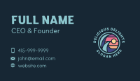 Surfing Sea Wave Business Card