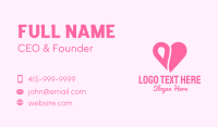 Loving Business Card example 1