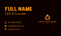 Fire Pork Barbecue Business Card