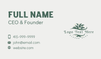 Herbal Leaf Nature Business Card