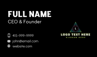 Abstract Triangle Innovation Business Card