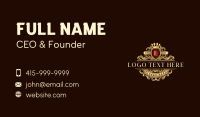 Crown Elegant Crest Business Card