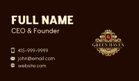 Crown Elegant Crest Business Card Image Preview