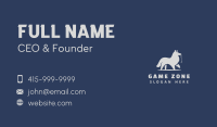 Gray Dog Pet Shop Business Card