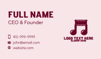 Filmmaker Business Card example 1