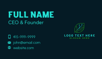 Leaf Arrow Business Business Card Design