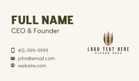 Pine Tree Forest Nature Business Card Design