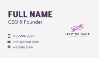 Infinity Hand Foundation Business Card Image Preview