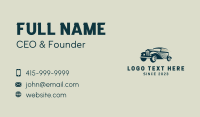 Vintage Car Restoration Business Card