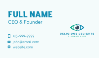 Eye CCTV Letter A Business Card Design