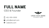 Black Skull Business Card example 2