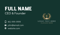 Luxury Flower Beauty Business Card