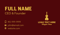 Yellow Violin Music Business Card