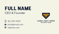 Geometric Bird Banner Business Card