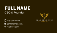 Luxury Wing Crest Business Card