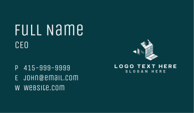 House Tiles Property Business Card