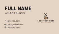 Coffee Shop Business Card example 1