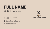 Fish Coffee Shop  Business Card