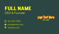 Word Business Card example 1