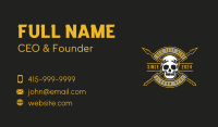 Skull Spear Hunter Business Card