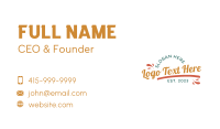 Crafter Business Card example 4