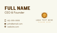 Surya Indian Sun Business Card