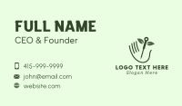 Natural Hand Acupuncture Business Card Design