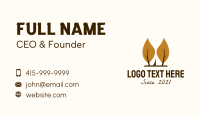 Autumn Tree Tent  Business Card