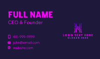 Startup Tech Firm Business Card