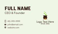 Organic Product Business Card example 2