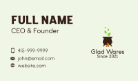 Organic Cooking Pot  Business Card Image Preview