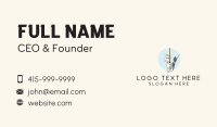 Marshmallow Dessert Mascot Business Card