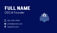 Soccer Ball Tournament Business Card Design