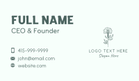 Tulip Flower Needle Business Card