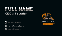 Caveman Hammer Gaming Business Card