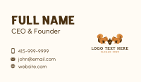 Squirrel Acorn Wildlife Business Card