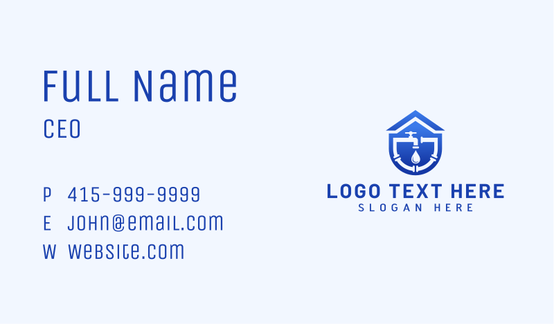 Drainage Business Card example 4