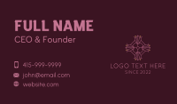 Flower Fashion Skin Care  Business Card