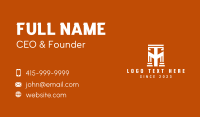 Tribal Tattoo Letter T  Business Card