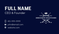 Hockey Sports Shield Business Card