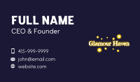 Magical Lights Wordmark Business Card