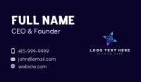 Geometric Company Business Startup Business Card