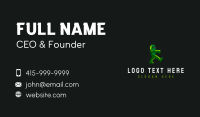 Gaming Pixelated Zombie Business Card