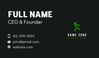 Gaming Pixelated Zombie Business Card Image Preview