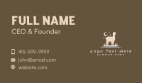 Alpaca Llama Grass Business Card